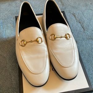 Gucci Brixton Loafers size 10.5 in Mystic White